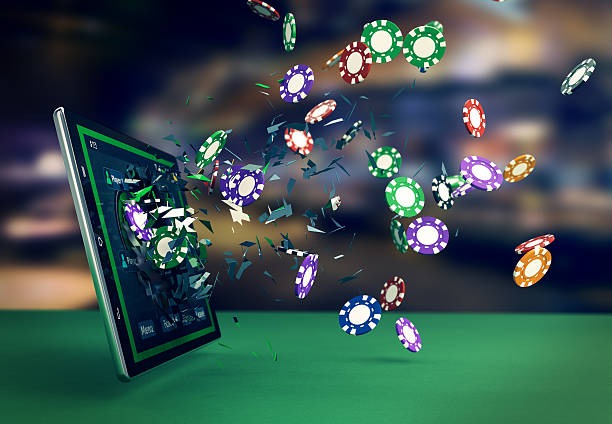 Blackjack hand in progress at The Great Icescape showing cards dealt and bet placement